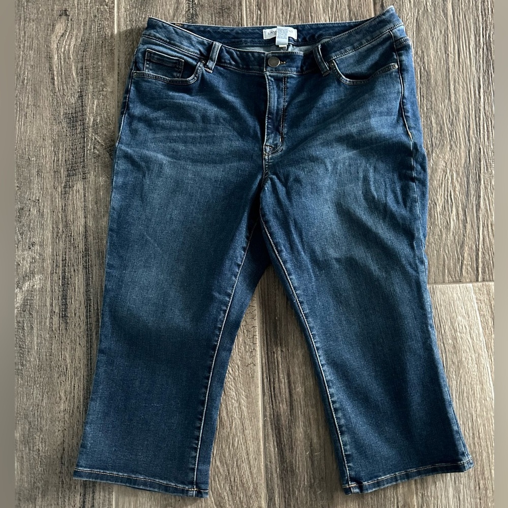 Lane Bryant Mid-Rise Skinny Pedal Jeans